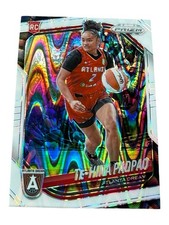 2025 Panini Prizm WNBA Te-Hina Paopao #61 White Seismic (RC) Atlanta Dream