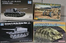 Konvolut 4 Bausätze - Pak 43, JgPz. IV L/48,...
