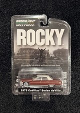 GreenLight 1:64 Hollywood Rocky 1973 Cadillac Sedan deVille Diecast Car
