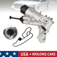 Engine Oil Filter Housing for Mercedes G63 E550 CLS63 S550 E63 11-19 2781800710