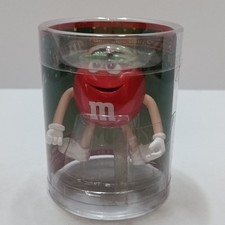 M&M’s Red Character Bendable Figure in Clear Tube Original Packaging 2004