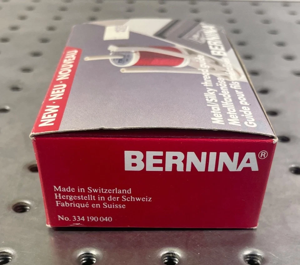 Bernina Record Metal Silky Thread Guide Old Style Part # 334190040 New in Box - Image 3 of 4