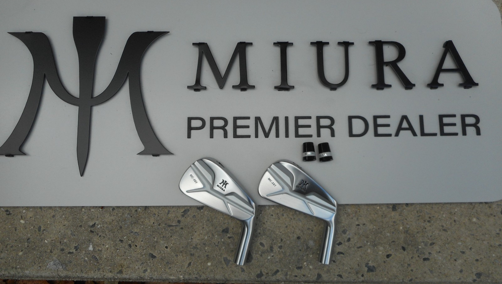 Mc-501 3-iron & 4-iron Heads With Miura Logo Ferrules .355