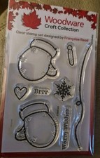 Woodware Christmas Festive Clear Stamps - by Francoise Read Creative Expression