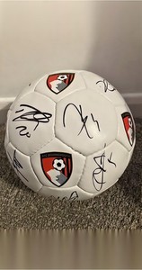 Bournemouth 2022/23 Signed Ball Premier League Survival Season Squad Edition