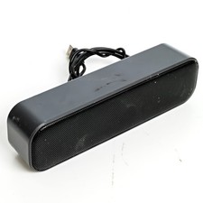 USB Mini Sound Bar - Stereo Sound  Enhanced Bass - for Windows PCs, Laptop