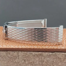 20mm 19mm 18mm Accutron Stainless Steel Duchess Unused 1960s Vintage Watch Band