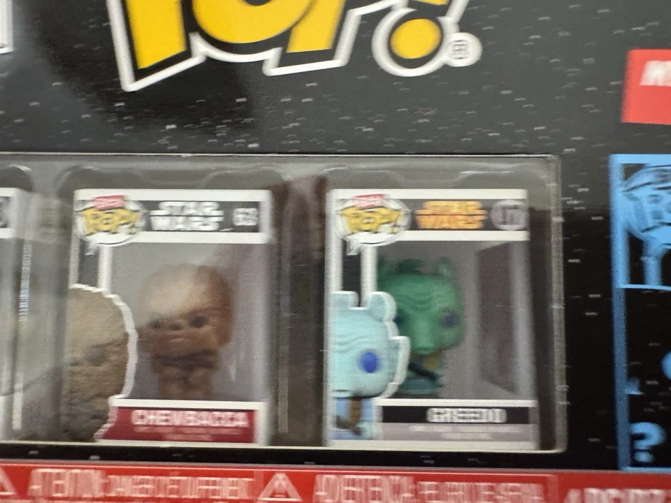 Funko Bitty POP! Paquete de 4 figuras de vinilo de Star Wars Han Solo Chewbacca Greedo Foto 4 de 4