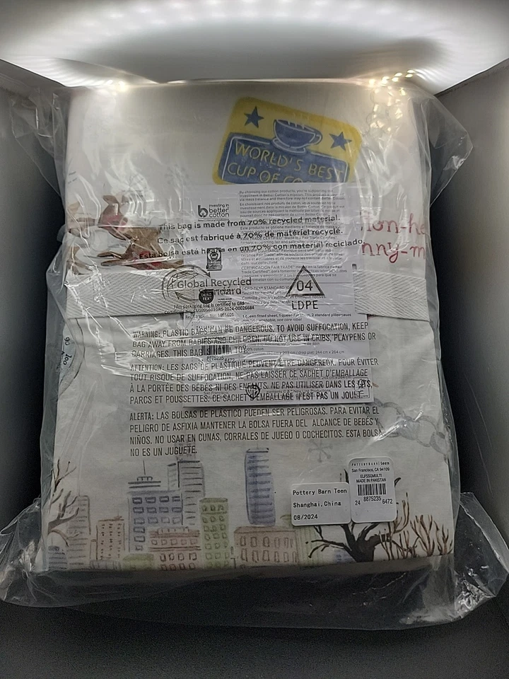 Новый в сумке керамический сарай подросток приятель эльф королева размер 100% хлопок простыни комплект - Изображение 2 из 4