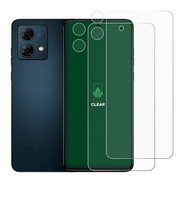 2X Displayschutz Folie FüR Motorola Moto G84 (Display+Kamera) Schutz