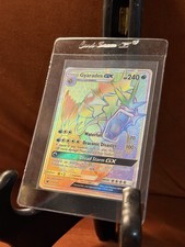 2017 Pokémon Crimson Invasion Gyarados GX Secret Rare #112/111 Rainbow Holo on eBay