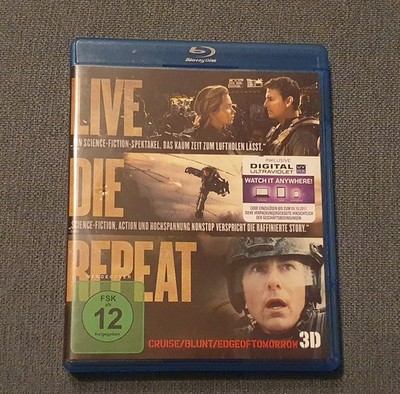 Edge of Tomorrow  ( Live Die Repeat ) 3D Blu-Ray + 2D