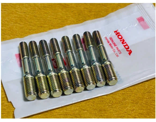 Juego de pernos silenciador genuino HONDA CB750F CB900F CB1100F RC04 nuevo sin usar Foto 2 de 2