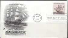 US Scott #3869 Unaddressed First Day Cover, "USS Constellation"