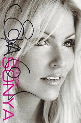 Sonya KRAUS - dt. TV-Moderatorin, Original-Autogramm!