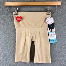 New Assets by Spanx Women's Shaping Short Size S Beige Mid Thigh Body Shaper