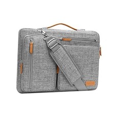 360 Protective Laptop Shoulder Bag, 15-Computer Bags 16 inch Gray