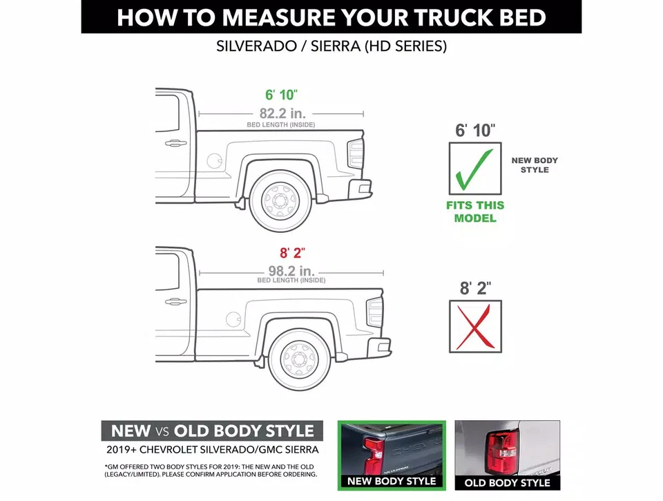 Truxedo Pro X15 Soft Roll Up Tonneau Fits 20-25 Silverado/Sierra 2500 3500 6'9" - Image 2 of 4