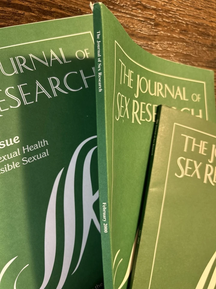 Journal of Sex Research Feb 2000 Feb 2002 May 2002 Lot of 3 Issues Rare Foto 3 de 4
