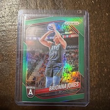 Brionna Jones 2025 Panini Prizm WNBA Green Prizms #107 Atlanta Dream