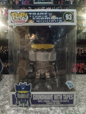 Funko Pop! Vinyl Transformers Soundwave With Tapes Jumbo Exclusive #93 Figure