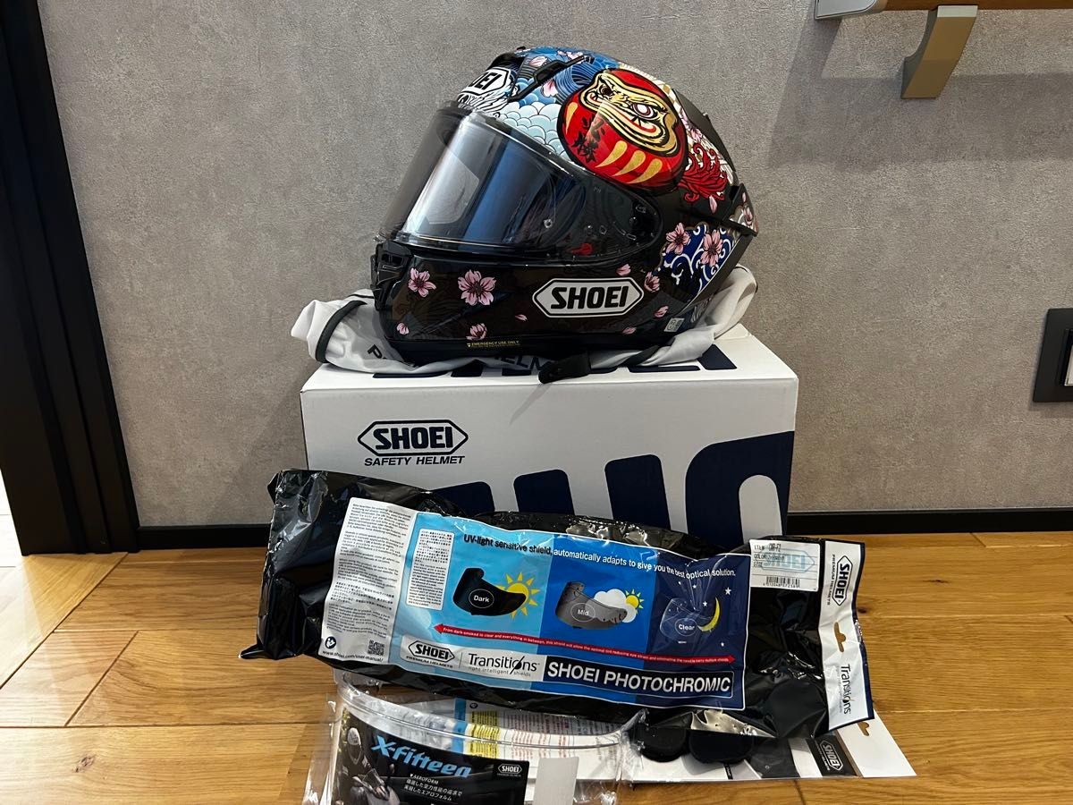 SHOEI X-Fifteen MARQUEZ MOTEGI5 TC-1 L Size 59-60cm Full Face SHOEI X-Fifteen MARQUEZ MOTEGI5 TC-1 L Size 59-60cm Full Face