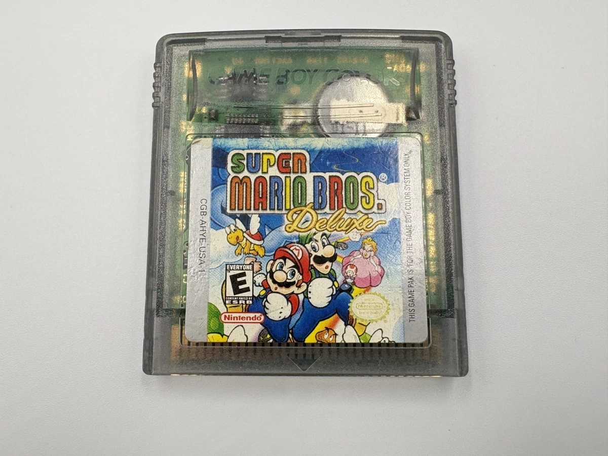 Nintendo Game Boy Color Super Mario Bros. Deluxe Video Games for