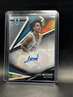 Jared McCain Auto 2022/2023 Topps Bowman University Best Basketball Refractor
