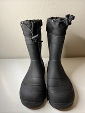 Kamik Snobuster Waterproof Insulated Winter Boots Kids Size 3 Black