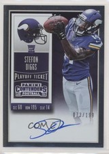 2015 Contenders Rookie RPS Playoff Ticket /199 Stefon Diggs (Base) #235 Auto 1j6