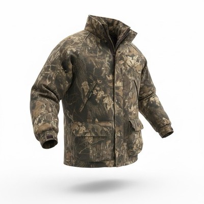 Remington Camo Hunting Jacket 2-Piece Insulated w/ Removable Hood Mens XL