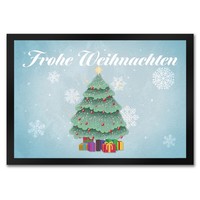 Frohe Weihnachten Mit SchöNem Weihnachtsbaum FußMatte In 35X50 Cm