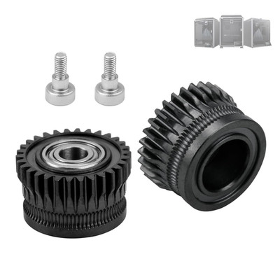K1 Max Extruder Upgrade Gears Kit - All Metal 3D Printer Accessories (2 pcs)