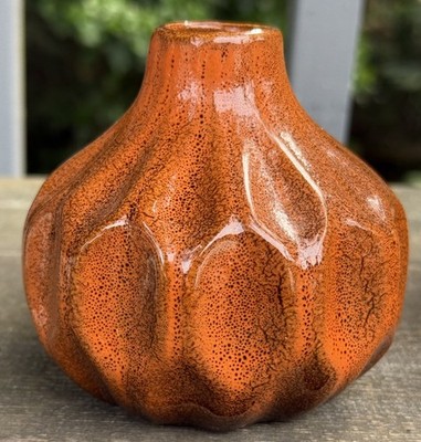 Boltze Gruppe Ceramic Vase Orange Esko Series Fat Lava 4 