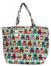 TOASTY TEDDIES  Large Grand Tote Bag Vera Bradley NWT $75