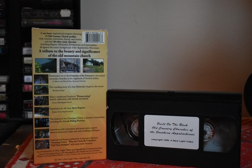 Built On The Rock - Old Country Churches - The Southern Appalachians - VHS - Picture 2 of 2