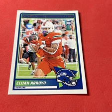 Elijah Arroyo .. ROOKIE .. Miami Hurricanes /  Seahawks .. 2025 Score Card 50