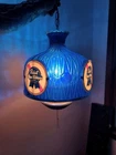 VINTAGE 1960’S PABST BLUE RIBBON BEER HANGING LAMP LIGHT UP SIGN PBR