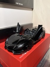 AUTOART 74676 1:18 LAMBORGHINI AVENTADOR J BLACK SUPERCAR DIECAST