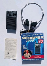 Vintage Whisper 2000 Personal Sound Modulator Amplification System WS2000