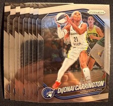DiJonai Carrington 2025 Panini Prizm WNBA x8 Veteran Base Lot