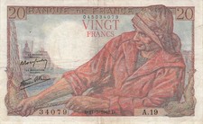 France 20 Francs 1942