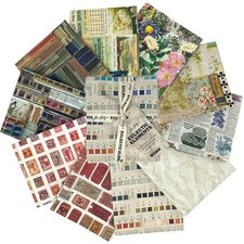 Free Spirit - Eclectic Palette Multi Fat Quarter Bundle by Tim Holtz 10 pcs