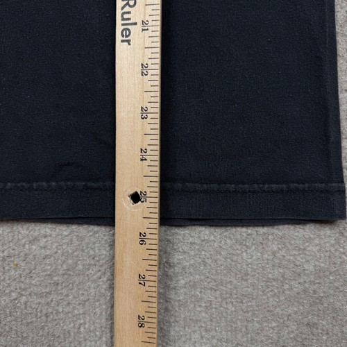 JSLV Mens Shirt Black M Long Sleeve Streetwear Crew Neck Casual Adults - Picture 9 of 10