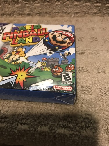 NEW SEALED Mario Pinball Land (Gameboy Advance GBA) Authentic Wata Ready - Picture 18 of 18