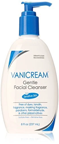 Vanicream Liquid Basic Cleansing Gentle Facial Cleanser 8 oz