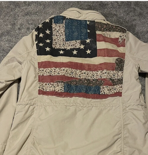 DENIM & SUPPLY RALPH LAUREN パッチワークジャケット 4. Denim & Supply Ralph Lauren Jacket Patchwork Cargo Flag XS | eBay