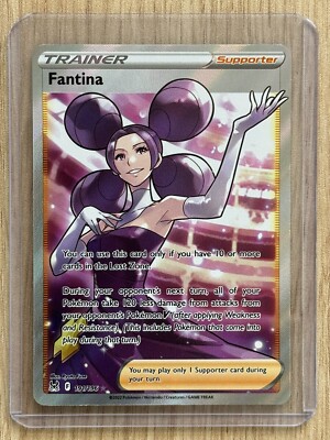 fantina pokemon card value Fantina 191/196 Lost Origin Trainer Ultra Rare Holo Pokemon TCG Card NM