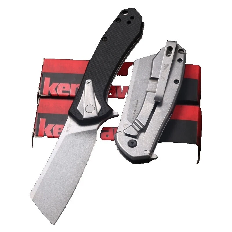 Kershaw 不锈钢刀柄黑色收藏品现代折叠刀