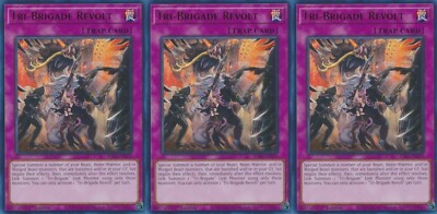 3x Tri-Brigade Revolt | RA01-EN079 | UR | 1st Ed | NM | YuGiOh